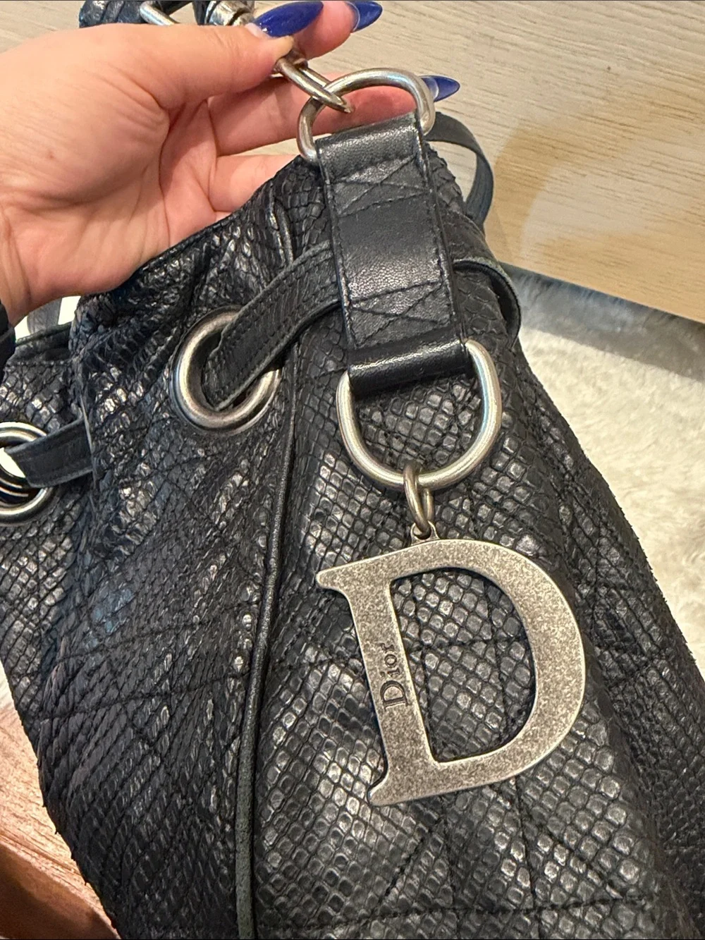 Dior Limited Edition Cannage Python Bag